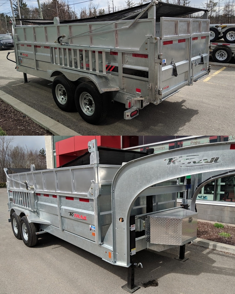 Increased panel height with the addition of a trailer tarp