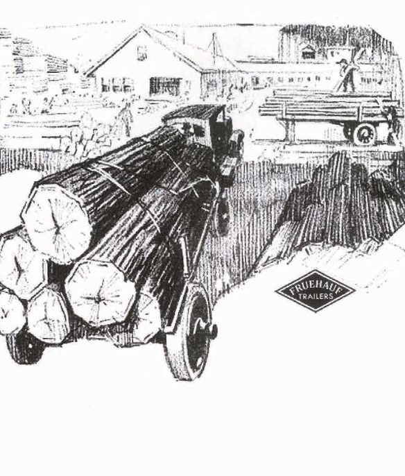 Les débuts de la remorque avec arrimage dans la boîte du véhicule